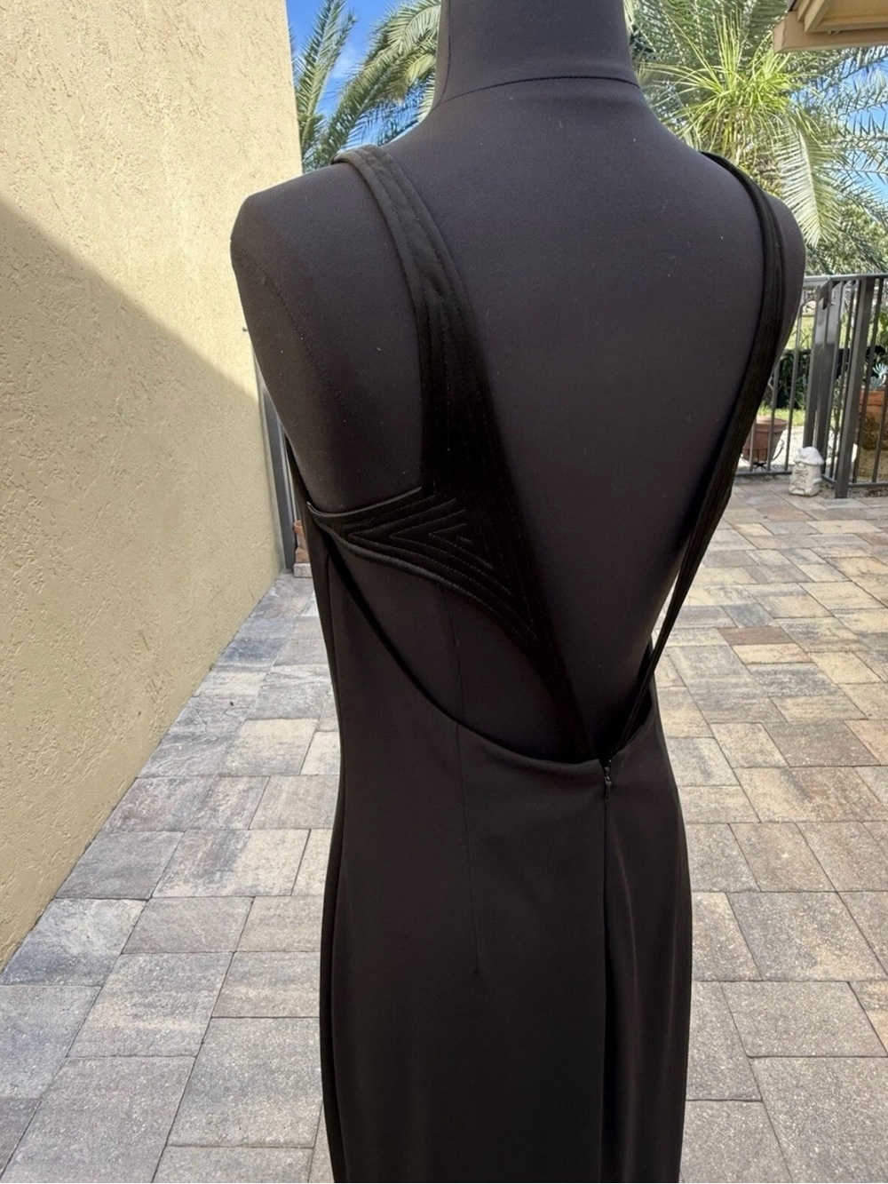 Vintage NITELINE Black Backless Cutout
Evening Dress Gown Gucci